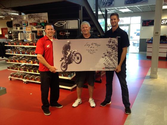 Honoring the great Local MX racer Larry Mackenzie.